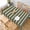 Army Green and Silver, variant on Rectangle Tablecloth Army Green and Khaki Stripes Oblong Table Cover Washable Table Cloths for Kitchen Dinning Party Tabletop Modern Decoration 60 x 84inch