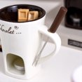 thumbnail image 2 of braveheart Ceramic Pot For Melting Cheese And Butter Thereby Achieving Smooth red, 2 of 6