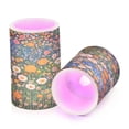 thumbnail image 7 of Yayeee Flameless Candles with Remote Flickering Battery Operated Multi Color Changing, Orange Floral Garden, 7 of 7