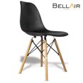 thumbnail image 4 of Set De 4 Sillas Eames Modernas Color Negro Original de Bellair, 4 of 7