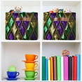 thumbnail image 6 of Mardi Gras Green Purple Gold Element Large Storage Basket 2PCS,Cute Koala Collapsible Toy Storage Box Laundry Basket with Handle,Used for Home Closets, Offices, Bedrooms Halloweenation Home Decor, 6 of 7