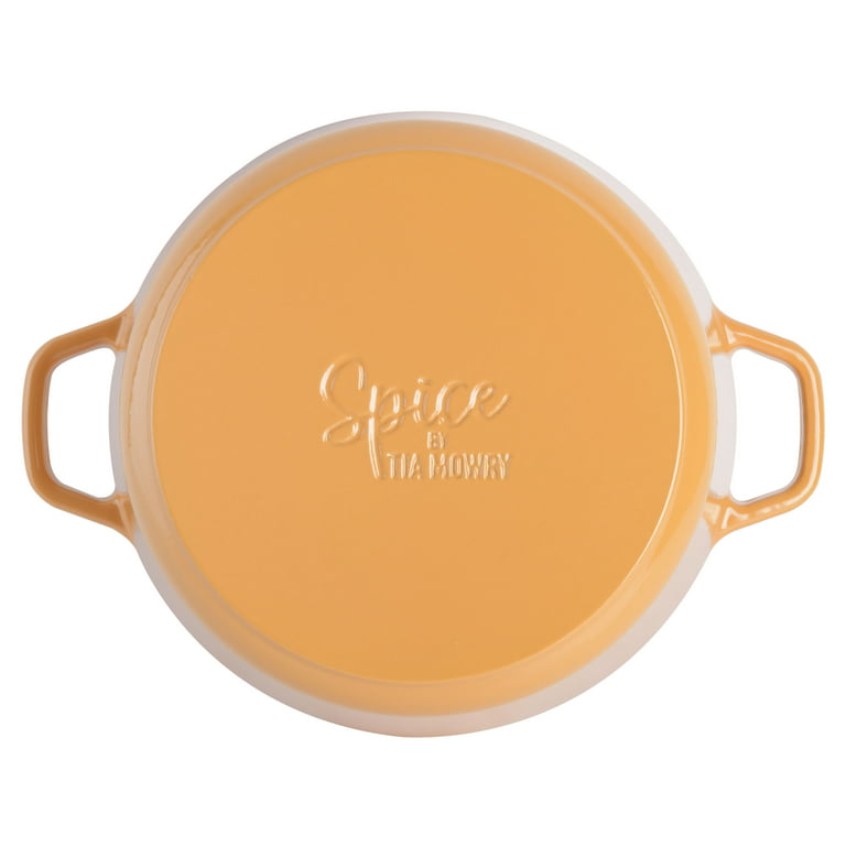 Spice by Tia Mowry Savory Saffron 7 -Piece Healthy Nonstick Ceramic Cookware  Set - Mint, Cookware Set (7-Piece) - Baker's