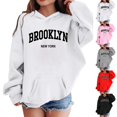 thumbnail image 2 of LRen Hoodies for Girls Cute Oversized Long Sleeve Drop Shoulder Pullovers Sweatshirt Fall Winter Halloween Gift Clothes, 2 of 5