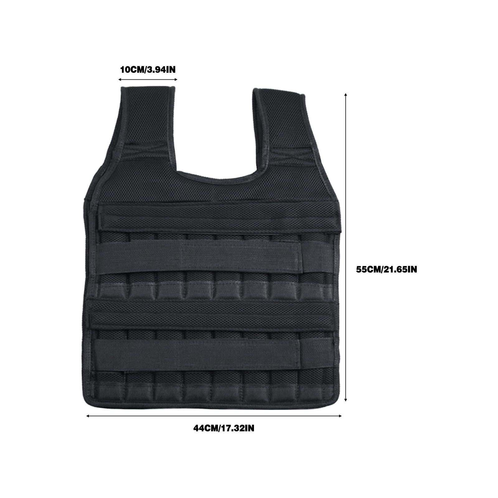 Adjustable Weighted Vest for Men and Women, Breathable Mesh Training Vest for Running, Strength Training and Fitness