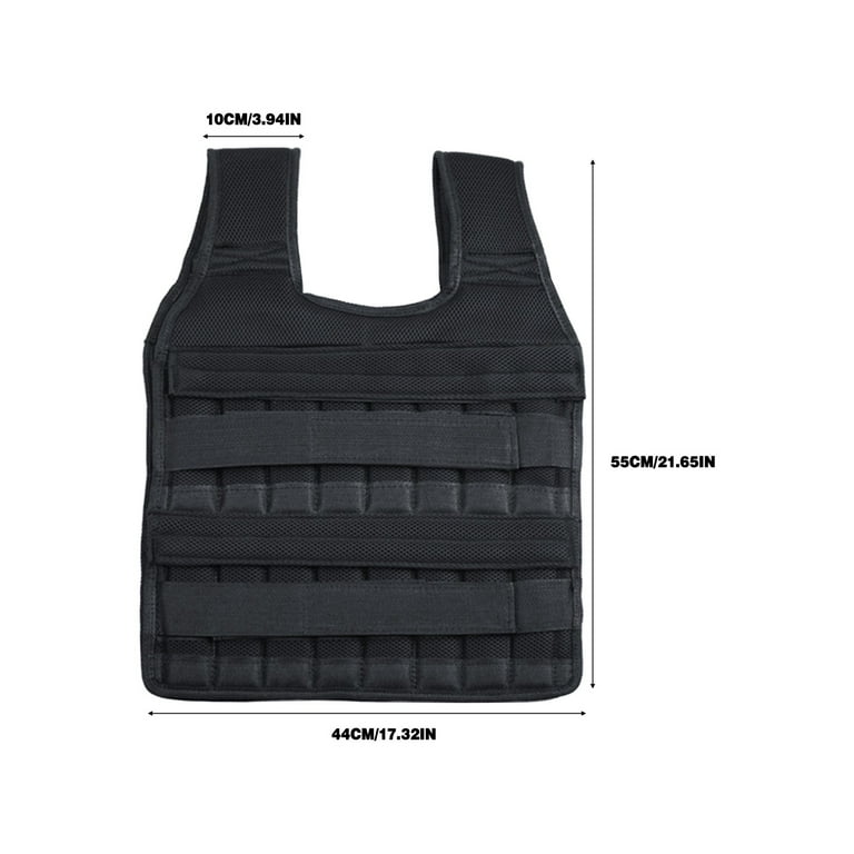 BauDung Adjustable Weighted Vest Men Women Sport Weighted Vest