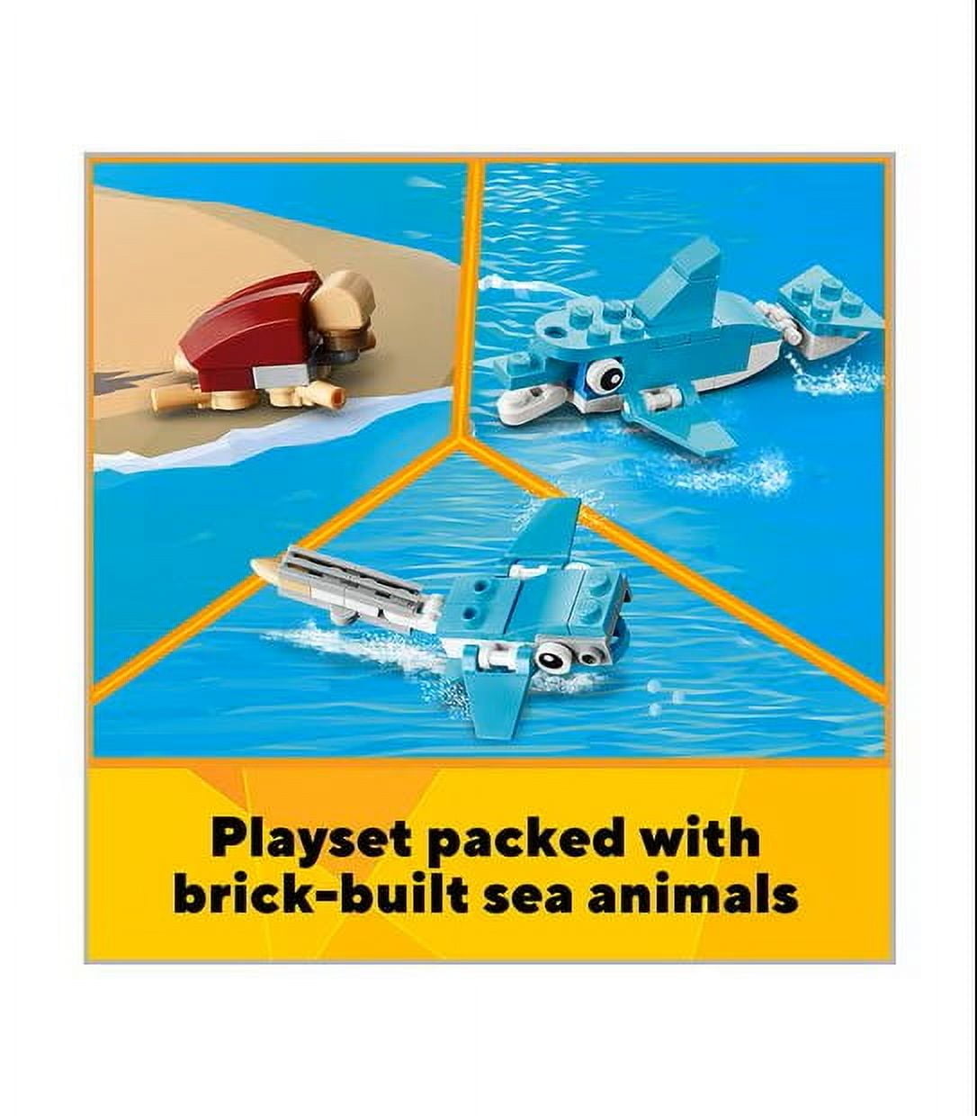 LEGO Creator 3 in 1 Surfer Beach House with 2 Minifigures and Dolphin Figure, Transforms from Surf Shack to Lighthouse to Pool House, Great Building Toy Set for Kids, Girls, and Boys Ages 8+, 31118