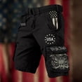 thumbnail image 5 of CONZONE 4Th Of July Mens Baggy Shorts Patriotic Independence Day Shorts For Men Casual Usa Flag Graphic Y2K 250 Years Freedom Shorts With Pockets, 5 of 6