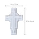 thumbnail image 2 of EeaseMX 1 juego de moldes de silicona para portavelas con forma de cruz para hacer velas., 2 of 7