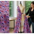 thumbnail image 5 of Soimoi Cotton Voile Fabric Coral,Whale & Jellyfish Ocean Print Fabric by Yard 42 Inch Wide, 5 of 7
