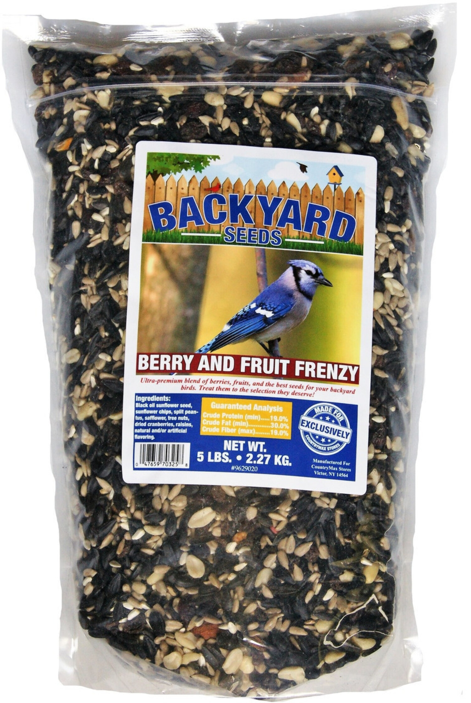 Backyard Seeds Berry 'N Fruit Frenzy Bird Seed