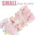 thumbnail image 2 of Paquete de 8 lindos accesorios para el cabello para niñas: pinzas para el cabello, pasadores y lazos para niños pequeños, 2 of 5