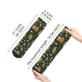 thumbnail image 4 of Fuzoiu Funny Sloths In The Forest Print Adult Socks, Crew Moisture-wicking Socks, Unisex Cushion Crew Socks,Casual Sports Ankle Socks, 4 of 7
