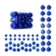 thumbnail image 2 of 50 Pack Christmas Ornament Set for Tree, Wreath, Garland and Holiday Decor, Tabletop and Shelf Display, 2 of 8