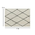 thumbnail image 5 of Flash Furniture Rectangular Modern Ivory Area Rug, 5' x 7', 5 of 6