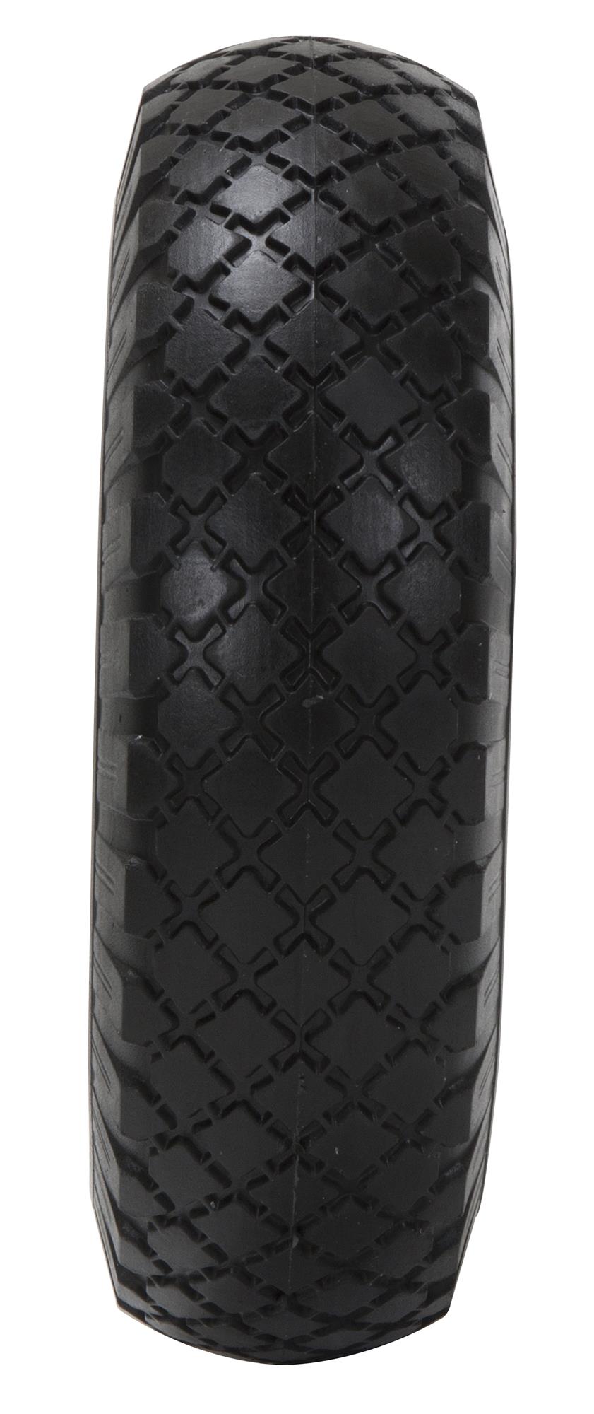 2Pack Cosco 12010FFO2E 10Inch FlatFree Replacement Wheel for Hand Trucks Black 2 Piece RV