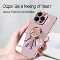 thumbnail image 4 of ELEHOLD Plating Case For iPhone 16 Pro – TPU Slim Magnetic Shockproof Cover, 360° Rotatable Ring Stand, 3D Astronaut Design, Lens All-Inclusive Protection, White, 4 of 12