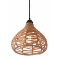 thumbnail image 3 of Woven Natural Tear Drop Ceiling Lamp, 3 of 3