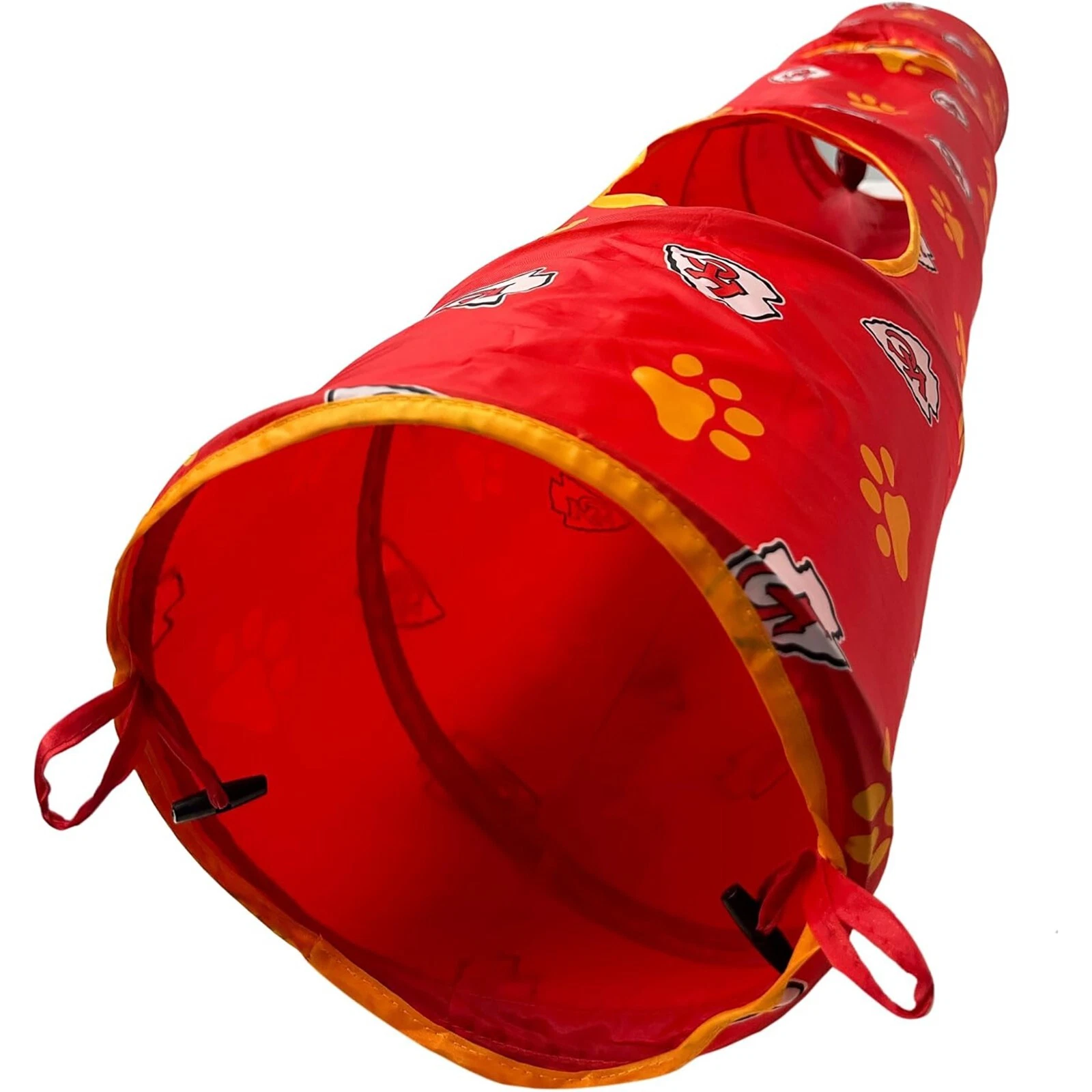 Pets First NFL Cat Tunnel Tube Toy & Plush Football Toy Filled with Catnip