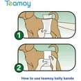 thumbnail image 6 of Teamoy Reusable Wrap Diapers for Male Dogs, Washable Puppy Belly Band Pack of 3 (L2, 20"-24" Waist, Black+ Gray+ Lake Blue), 6 of 9
