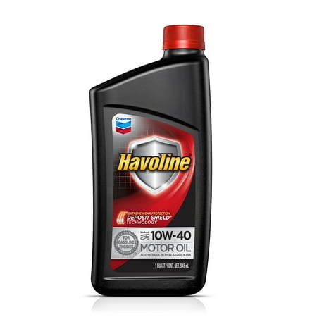 Havoline with Deposit Shield 10W-40 Conventional Motor Oil, 1 qt.