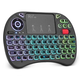rii♡ Rii Mini Wireless Bluetooth Keyboard Touchpad with Laser Pointer