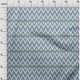 thumbnail image 2 of oneOone Tissu Popeline de Coton Imprimé Chevron Ikat BTY 42 Pouces de Large, 2 of 4