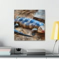 thumbnail image 3 of Blue-Tongued Skink Dreaming - Canvas, 3 of 10