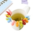 thumbnail image 5 of Bonito soporte para bolsas de té de silicona con forma de caracol, soportes para bolsas de té, colgador bonito de silicona para bolsas de té + clip para bolsas de té, soportes para bolsas de, 5 of 5