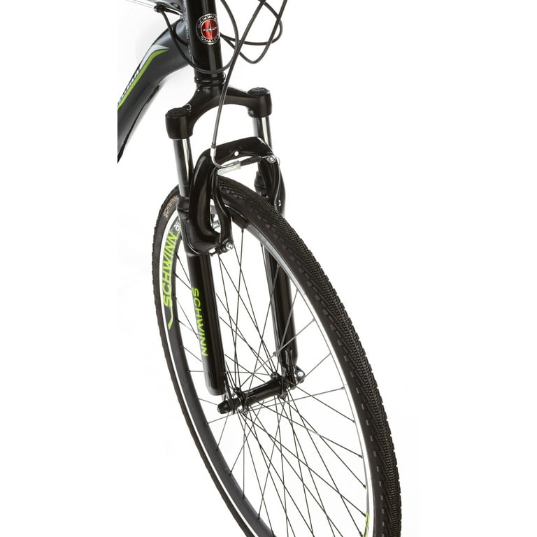 700c Mens Schwinn OR2 Bike Black Green Walmart