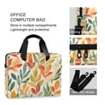 thumbnail image 4 of FORMRS 16" Laptop Bag Carrying Sleeve Case with Handle Travel Shoulder Briefcase, Orange Autumn Leaves, 4 of 8