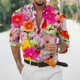 thumbnail image 3 of Camisa hawaiana de manga larga para hombre, moda de primavera y otoño, camisa con estampado de flores en 3D para hombre, top moderno para hombre, 3 of 5