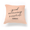 Personalized Back To School Pillow - Flamingo, Mulitple Sizes