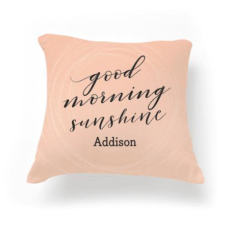 Personalized Back To School Pillow - Flamingo, Mulitple Sizes