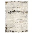thumbnail image 1 of 6' x 9' Abstract Moderne Contemporain Crème Anthracite Tapis, 1 of 6