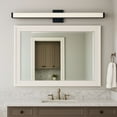 thumbnail image 2 of 52008BK-Maxim Lighting-Spec-LED Bath Vanity Light-Minimalistic Contemporary Style-Black Finish-48 Inch Size, 2 of 5