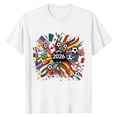 thumbnail image 3 of Boys' 2026 Soccer T-Shirt, Kids' International Flags Football Graphic Tee, Casual Short Sleeve Top, 3 of 4