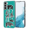 thumbnail image 1 of TalkingCase Slim Case Cover Compatible for Samsung Galaxy S22 Plus+ 5G, Little Zoo 1 Print, Lightweight,Flexible,Soft, USA, 1 of 7