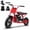 Red, variant on Oryxearth OGM37 Max 4-Stroke Mini Bike, 37.7CC Handmade Gas Power Off Road Trail, up to 16 mph, Retro