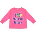 thumbnail image 3 of Inktastic I Love Mardi Gras Boys or Girls Long Sleeve Toddler T-Shirt, 3 of 5