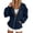 Navy, variant on Enjoytime Womens Zip Up Hoodies Solid Color Long Sleeve Hooded Jacket 2026 Fall Winter Fleece Trendy Casual Sweatshirt