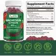 thumbnail image 5 of YUM-V's Magnesium Citrate Gummies Vegetarian Magnesium Supplement, 90 Count, 5 of 7