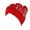 A-RD1313, variant on Hats Womens Pearl Rhinestone Twist Front Pleated Multiple Color Breathable Turban Cap Vacation Party Hiking Hat