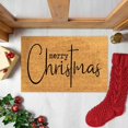 thumbnail image 4 of Christmas Decor Carpet Fun Christmas Door Mats Non Door Rugs For Entrance Front Door Outdoor Entrance Porch Mats Fun Christmas Floor Area Rugs For Living Room Polyester carpet, 4 of 6