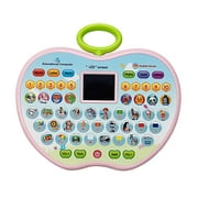 Education Led English Learning Machine, Children'S Early Education Machine, Smart Toys, English Tab-Let Point Reading Machine Pool Toys For Toddlers 1-3 Plastic Pink