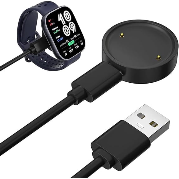 ccwonima Charger for Amazfit Bip 6/Active 2, Replacement Smart Watch Charger 3.3Ft USB Magnetic Charging Cable Cord