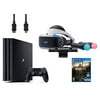 PlayStation VR Start Bundle 5 Items: VR Start Bundle,PS 4 Pro 1TB,VR game disc Resident Evil 7: Biohazard