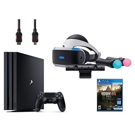 PlayStation VR Start Bundle 5 Items: VR Start Bundle,PS 4 Pro 1TB,VR game disc Resident Evil 7: (2019 Best Vr Games)