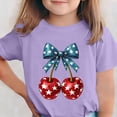 thumbnail image 2 of T-Shirt pour Enfants, Imprimé de la Fête de l'Indépendance à Manches Courtes et Col Rond, Haut Décontracté et Polyvalent pour Garçons et Filles de 3 à 15 Ans, 2 of 6