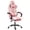 Pink, variant on ShuoBo Wong Ergonomic Gaming Chair with Reclining Backrest, Height Adjustable Office Chair, 3D Armrests, High-Density Cushion, Lumbar Support for Adults & Teens (Blue, L)