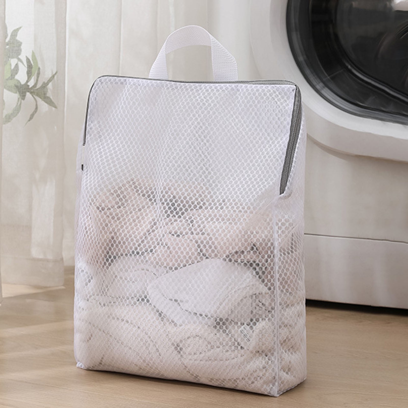 Filet/sac à Linge Pour Machine à Laver - Taille 25x30 Cm (mini), Maille Fine, Fermeture éclair, Protège Vêtements Délicats - 8
